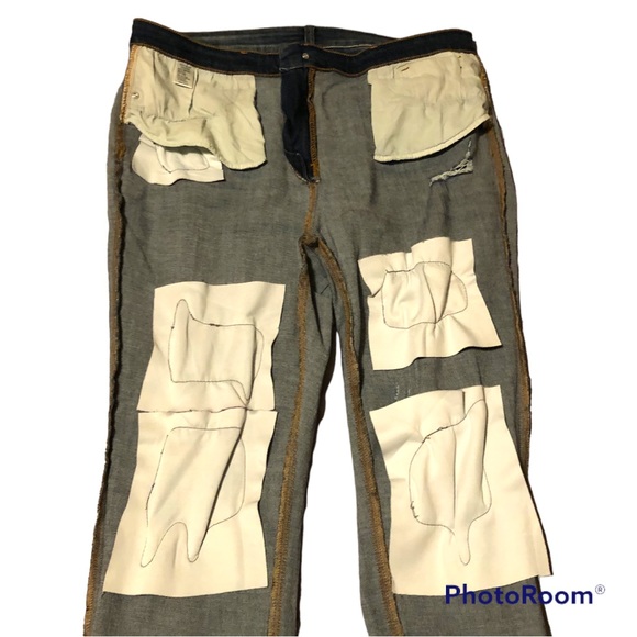 Judy Blue Buffalo Plaid Check Patch Skinny Jeans NWOT 2X - Picture 8 of 16